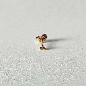 Tai Jewelry 14k Yellow Gold Cluster Stud, Single